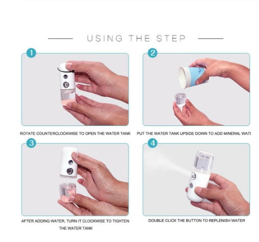 Portable Charging Rehydration Meter Nanospray Instrument Humidifier