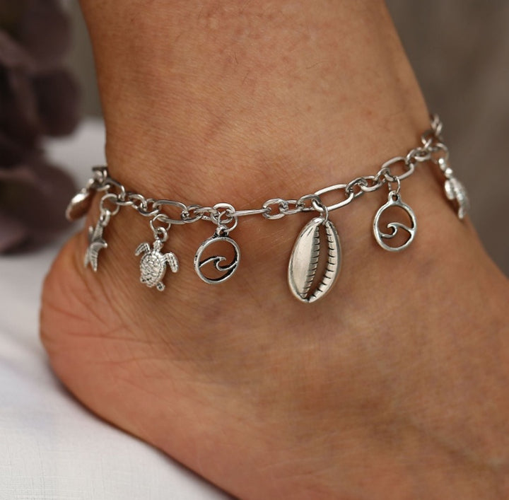 Pendant Anklet Bracelets For Women Shell Anklet Bracelets