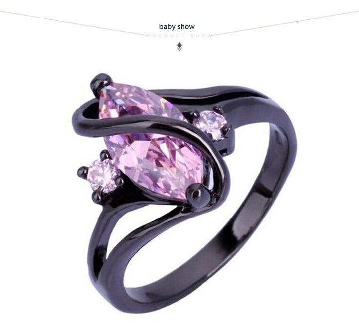 Fashion Luxury Retro Purple Zircon